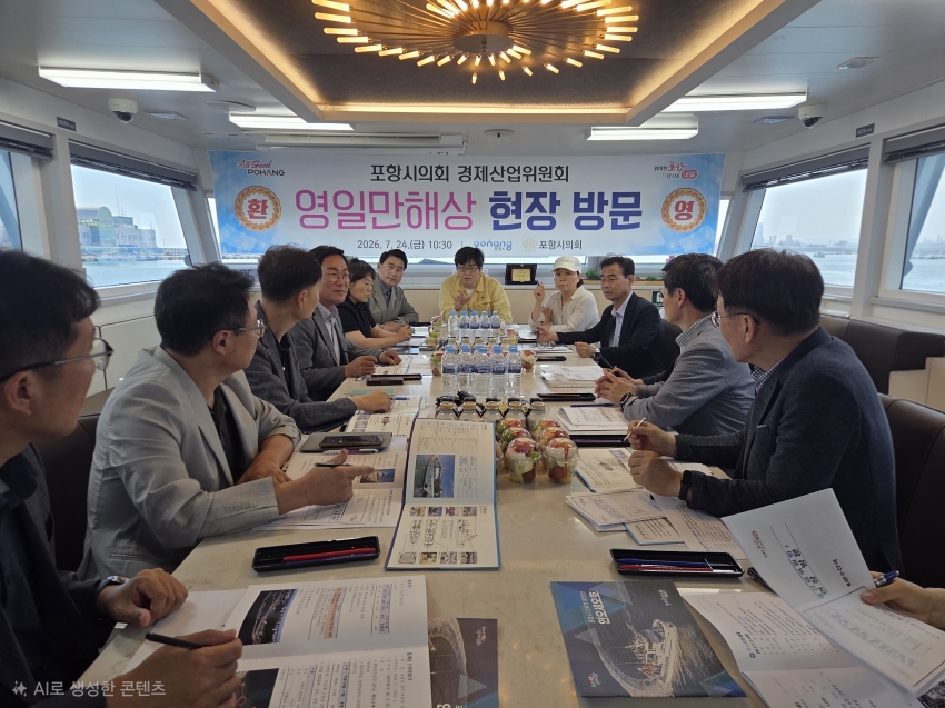 포항시의회 경제산업위원회, 현장 방문_1번째 사진